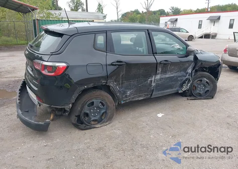 2020 Jeep Compass Sport 4X4 z USA, uszkodzony, nr VIN 3C4NJDAB5LT161347